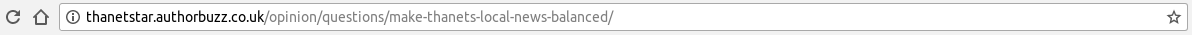 Thanet Star URL