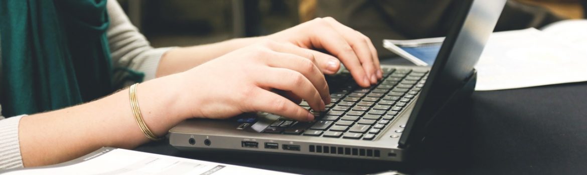 author typing