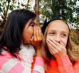 girls whisper
