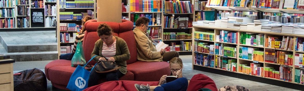 reading books