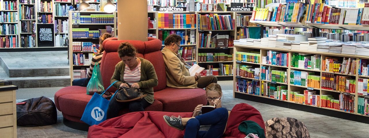 reading books