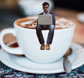 tiny man