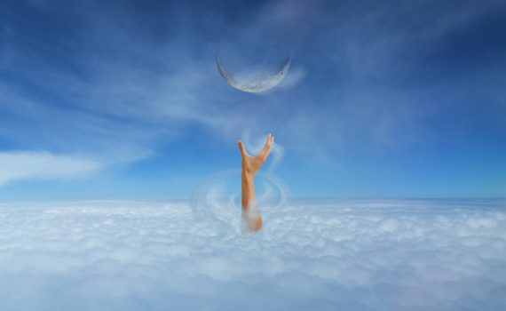 hand reaching up