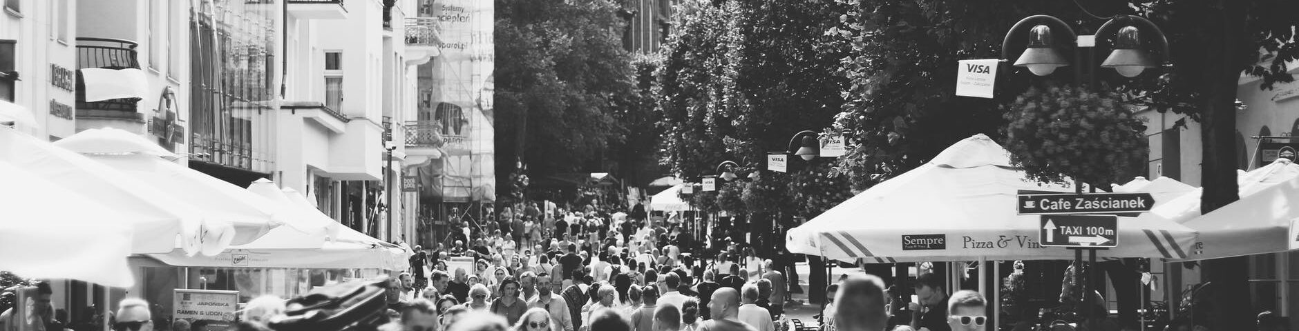 grayscale photography of people