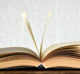 pages on an opened book